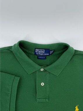 Ralph Lauren Green Classic Mesh Polo